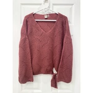 Roxy Tie Front Sweater